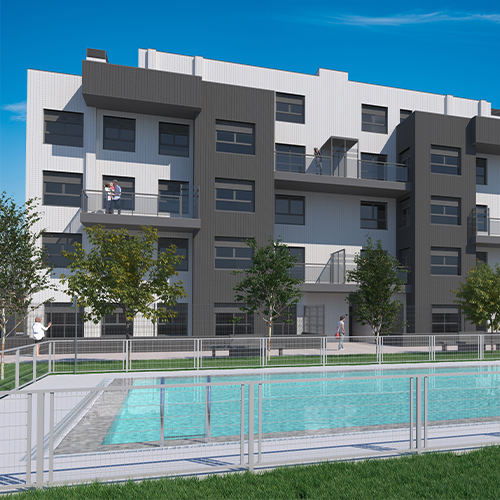 Finalización de los trabajos de construcción de las 45 viviendas en El Cañaveral (Madrid)